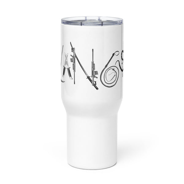 SLANGSTA Travel mug with a handle