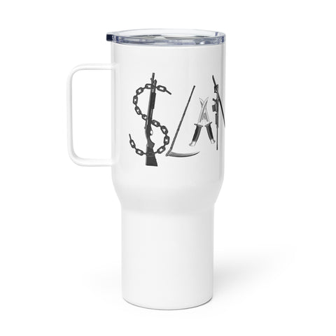 SLANGSTA Travel mug with a handle