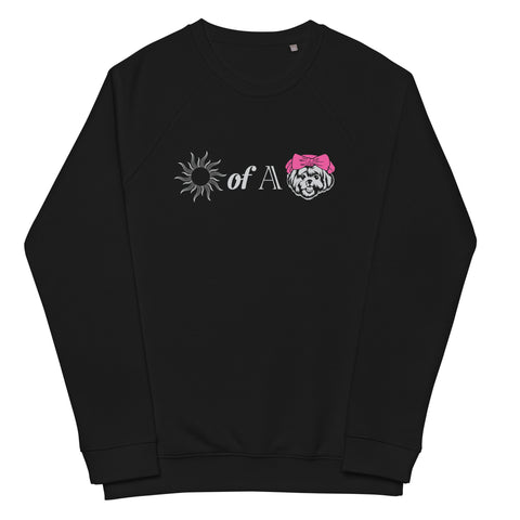 Son of a Bitch Unisex organic raglan sweatshirt