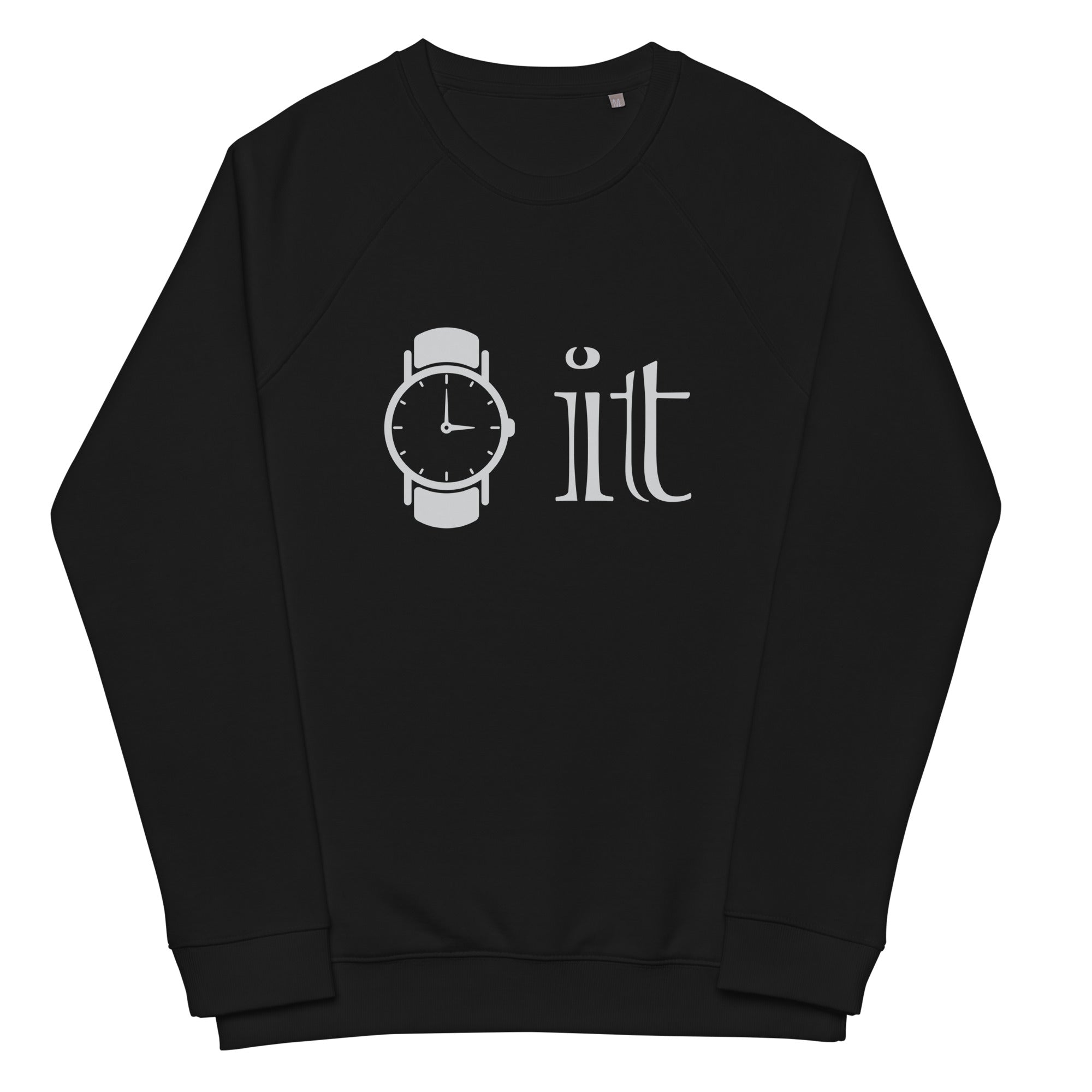 Watch It Unisex organic raglan sweatshirt