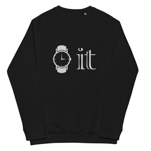 Watch It Unisex organic raglan sweatshirt
