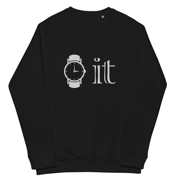 Watch It Unisex organic raglan sweatshirt