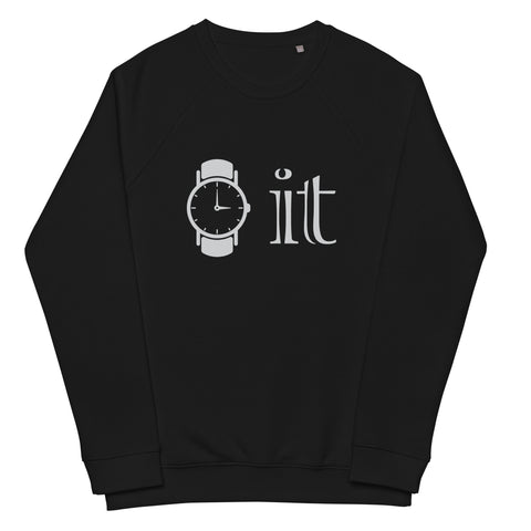 Watch It Unisex organic raglan sweatshirt
