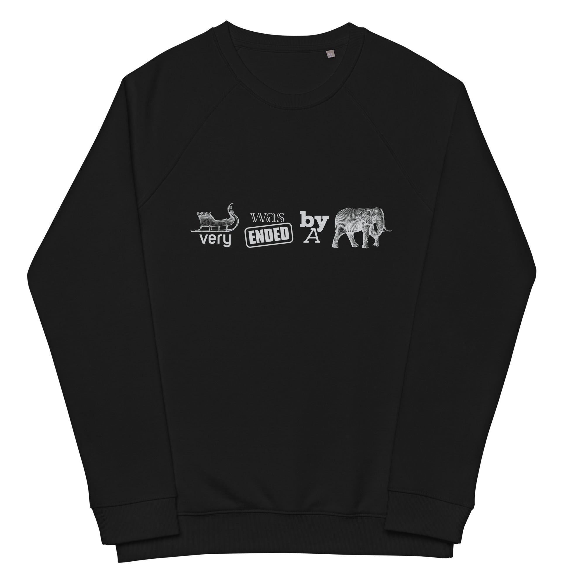Slavery Was Ended By A Republican Unisex organic raglan sweatshirt