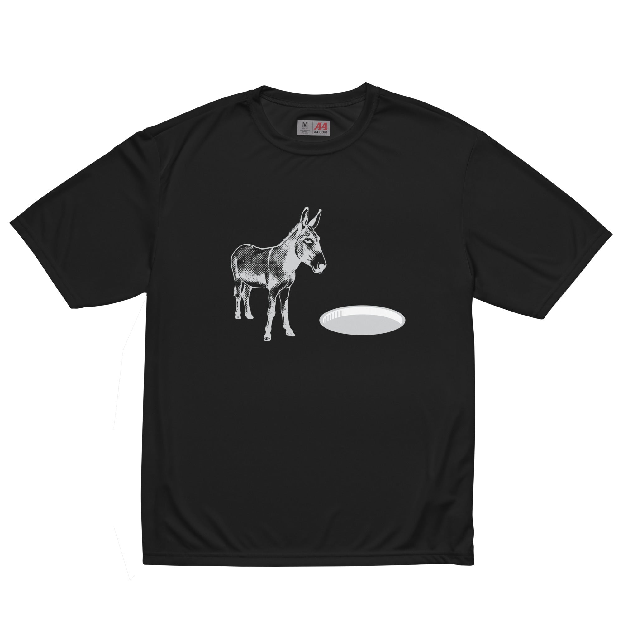 Asshole Unisex performance crew neck t-shirt