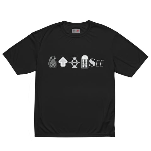 Lock Up Jack Dorsey Unisex performance crew neck t-shirt