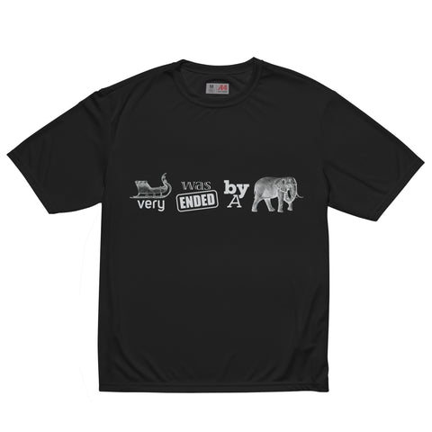 Slavery Was Ended By A Republican Unisex performance crew neck t-shirt