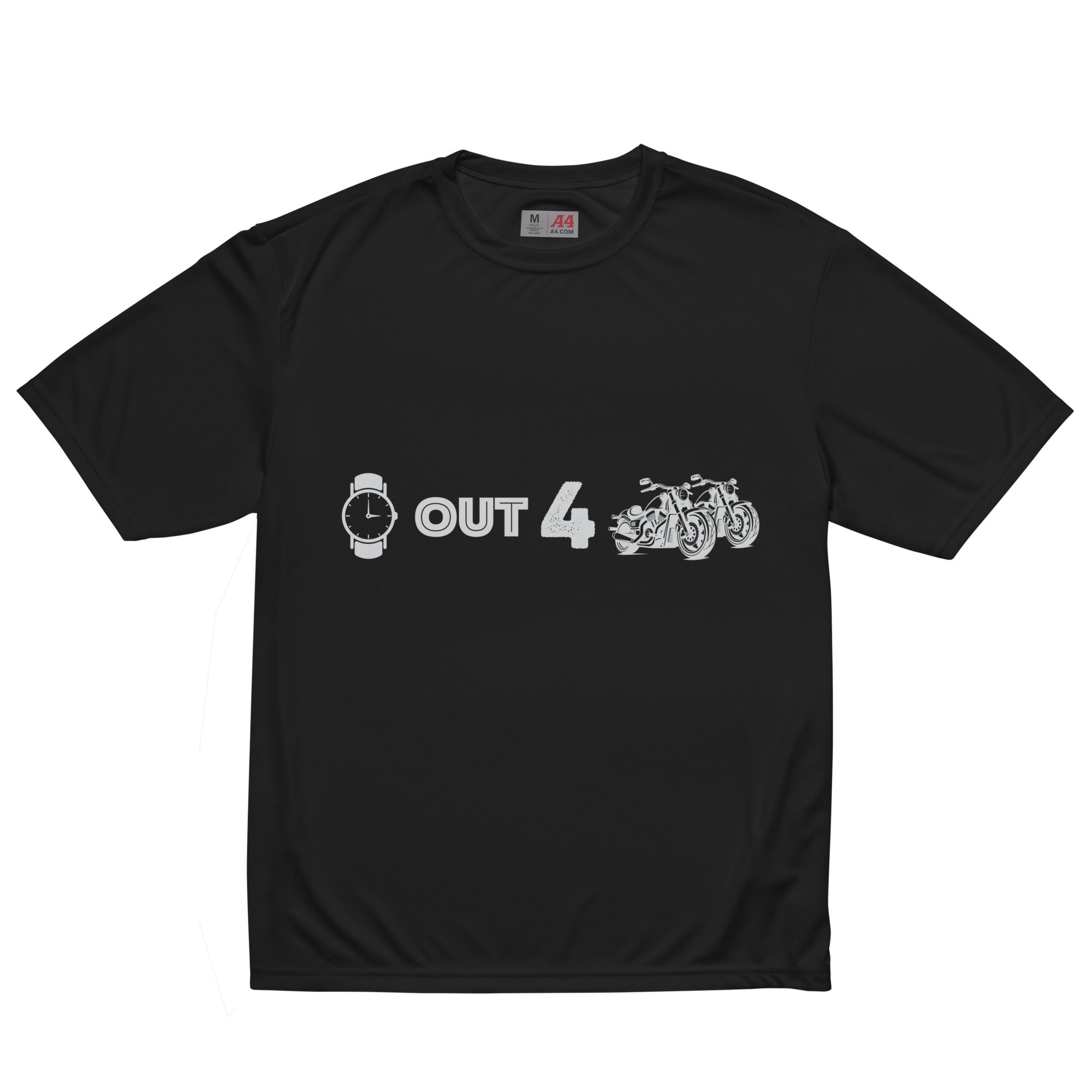 Watch Out for Motorcycles Unisex performance crew neck t-shirt