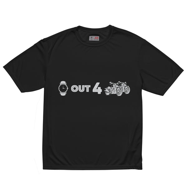 Watch Out for Motorcycles Unisex performance crew neck t-shirt