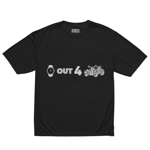 Watch Out for Motorcycles Unisex performance crew neck t-shirt
