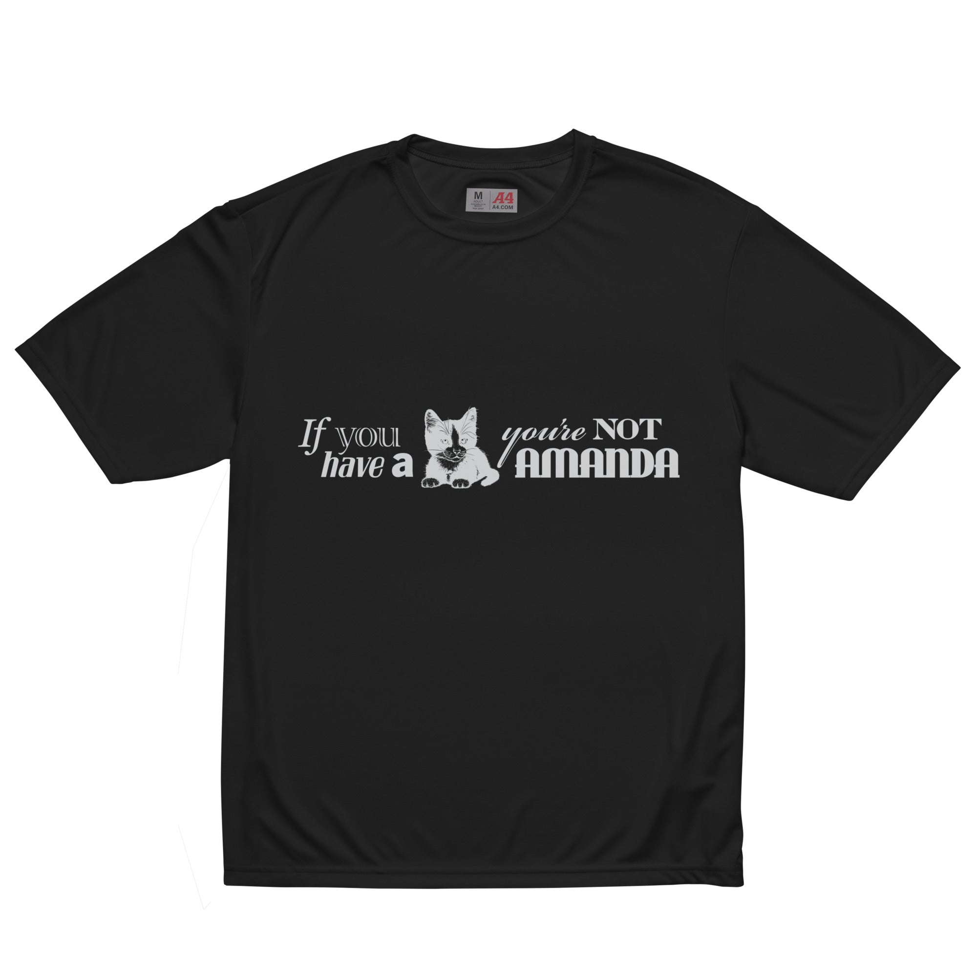 You're Not a Man, Duh Unisex performance crew neck t-shirt