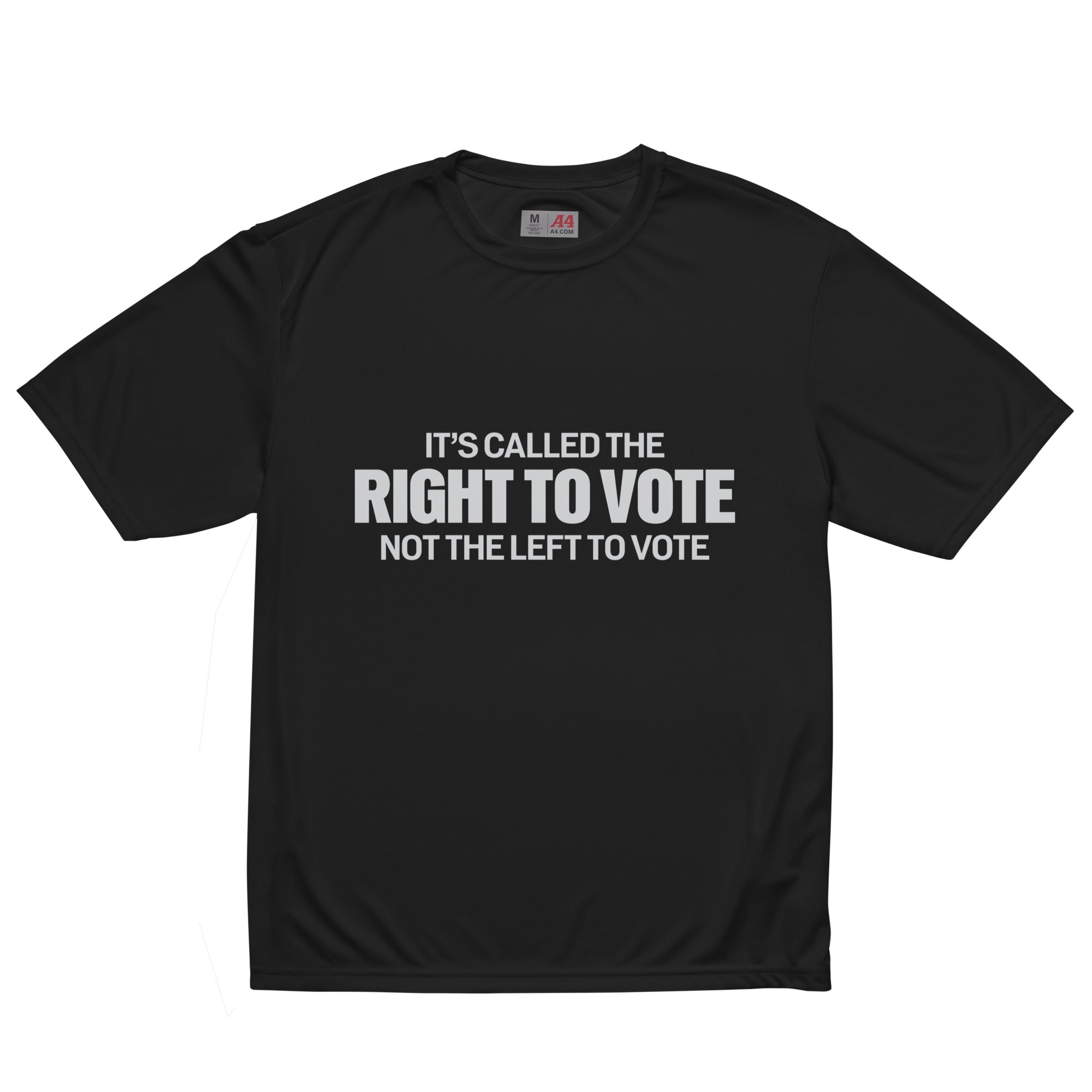 Right To Vote Unisex performance crew neck t-shirt